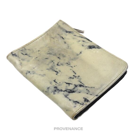 🔴 Balenciaga Marble Zip Wallet - Black/Off-White - Picture 4 of 9